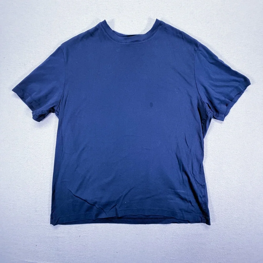 Banana Republic T-Shirt Mens XL‎ Tall Navy Blue Good Luxe Touch Performance Tee